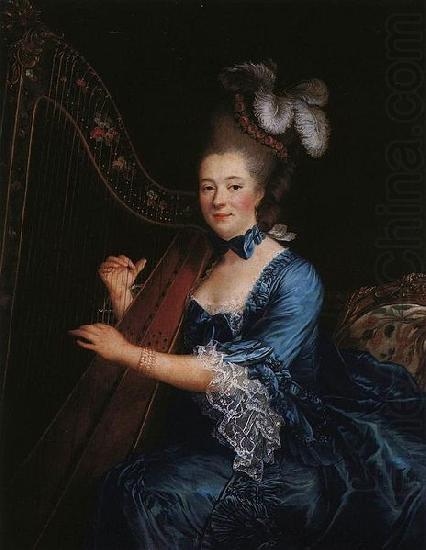 Portrait of Genevieve Rinteau de Verrieres, Francois-Hubert Drouais